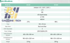 Tủ Sấy Công Nghiệp DK 800 Sấy Khô Mọi Loại Thực Phẩm