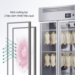 Tủ Sấy Gà Vịt Trước Khi Quay 3 Cánh Sức Chứa 96 Con/Mẻ