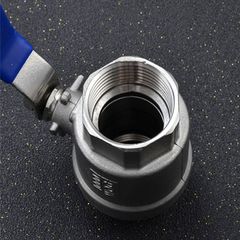 Van Bi Hai Mảnh Thép Không Gỉ 304 Chịu Nhiệt 150-180 Độ C Áp Lực 1.6-2.4MPa