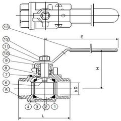 Van Bi Ren Inox 304 Loại Cực Dày