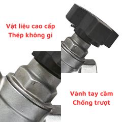 Van Cân Bằng Điều Chỉnh Lưu Lượng Dòng Chảy Bằng Thép Không Gỉ SP15F-16P
