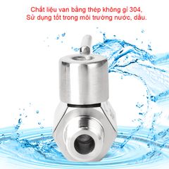 Van Cầu Mini Chất Liệu Thép Không Gỉ 304 Ren Trong Ren Ngoài Đủ Loại