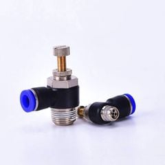 Van Tiết Lưu Khí Nén Và Hơi Inox 304 SL4/6/8/10/12