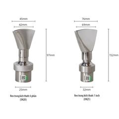 Vòi Phun Hình Quạt Cho Đài Phun Nước, Hồ Nam Bộ