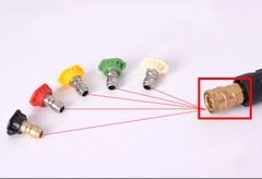 Đầu Béc Phun Rửa Xe Hình Quạt Kết Nối Nhanh Với Súng Rửa Xe Áp Lực 20MPA (200bar)