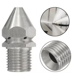 Vòi Phun Nước Áp Lực Cao Bằng Thép Không Gỉ G1/4 Dùng Để Vệ Sinh Hoặc Nạo Vét Đường Ống