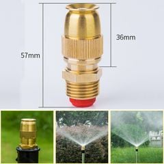 Vòi Phun Sương Bằng Đồng Phun Sương Mịn Nguyên Tử Giảm Bụi, Làm Mát DN15