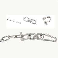 Vòng Móc Khóa Xoay Hình Số 8 Bằng Thép Không Gỉ 304 Cao Cấp Chịu Lực Tốt