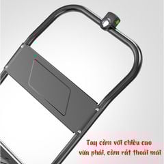 Xe Đẩy Hàng Chạy Điện 4 bánh, Tải Trọng 300kg, Với 40 Pin Lithium Đi Quãng Đường 10Km