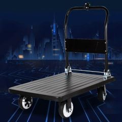 Xe Đẩy Hàng Chạy Điện 4 bánh, Tải Trọng 300kg, Với 40 Pin Lithium Đi Quãng Đường 10Km