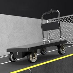 Xe Đẩy Hàng Chạy Điện 4 bánh, Tải Trọng 300kg, Với 40 Pin Lithium Đi Quãng Đường 10Km