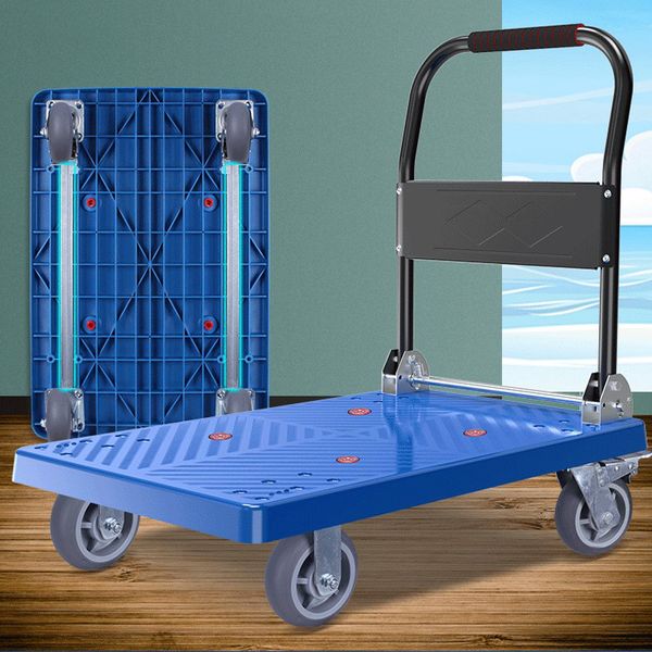 Xe Đẩy Hàng 4 Bánh Gấp Gọn Cỡ Lớn, Tải Trọng 350kg - 450kg Giá Sỉ