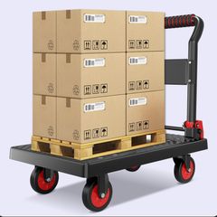 Xe đẩy hàng 4 bánh 300kg-500kg dễ gấp gọn hàng nhập khẩu giá tốt