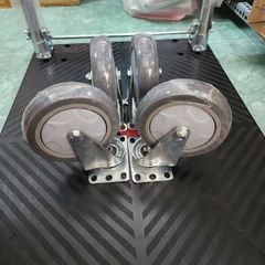 Xe Đẩy Hàng 4 Bánh 300kg Sàn Nhựa Cao Cấp