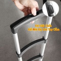 Xe Đẩy Hàng Leo Cầu Thang 6 Bánh Đa Năng Dễ Gấp Gọn Bằng Hợp Kim Nhôm Cao Cấp 90XT