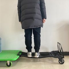 Xe kéo hàng leo cầu thang tải trọng 80kg chất liệu hợp kim nhôm có 6 bánh