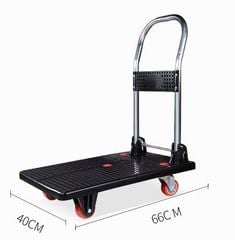 Xe đẩy hàng 4 bánh 300kg-500kg dễ gấp gọn hàng nhập khẩu giá tốt