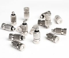 Đầu Béc Phun Sương Bằng Đồng Thau + Thép Không Gỉ Giảm Bụi, Làm Mát, Tưới Cây, Tưới Lan