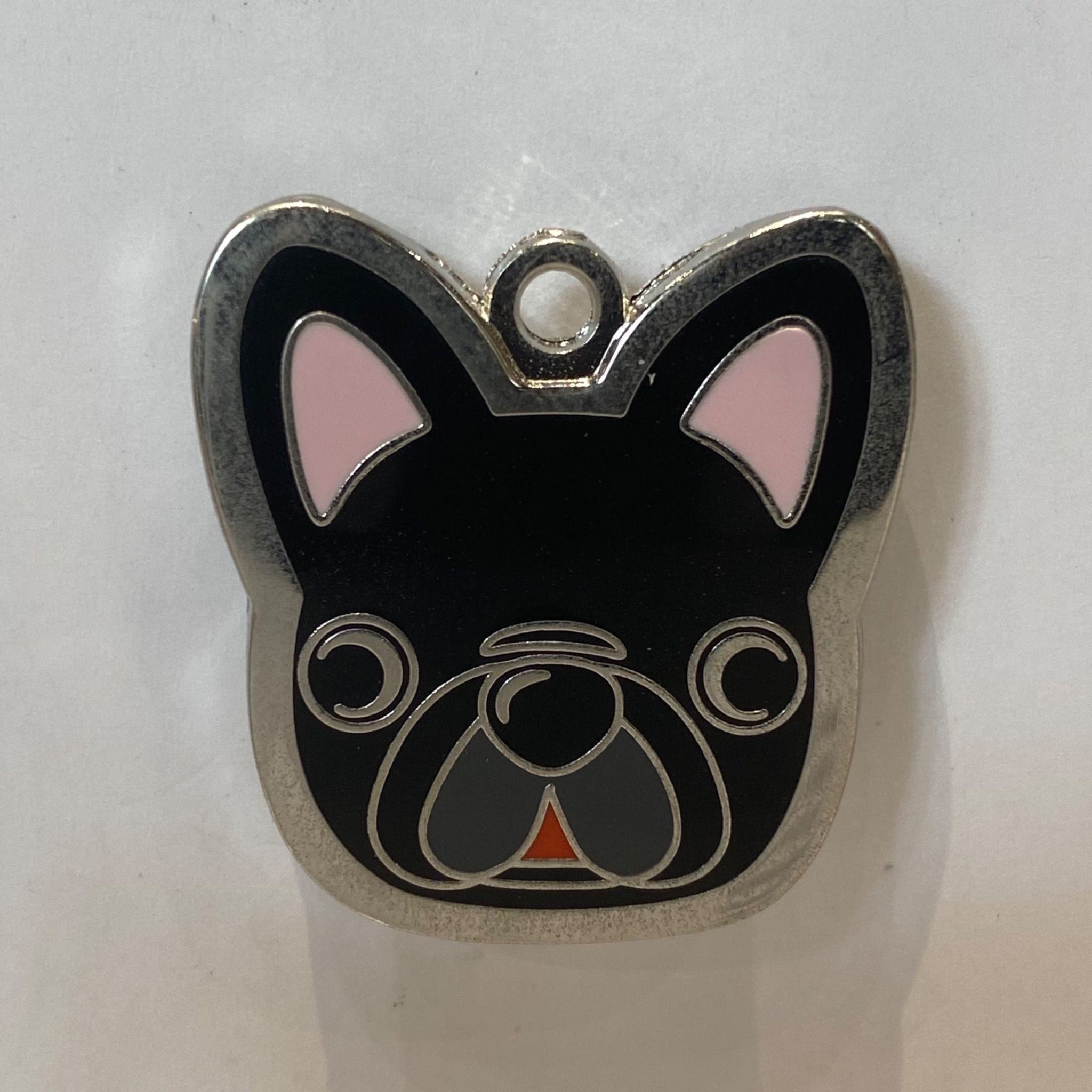  Nametag Bull Pháp Của Chó (Inox) 