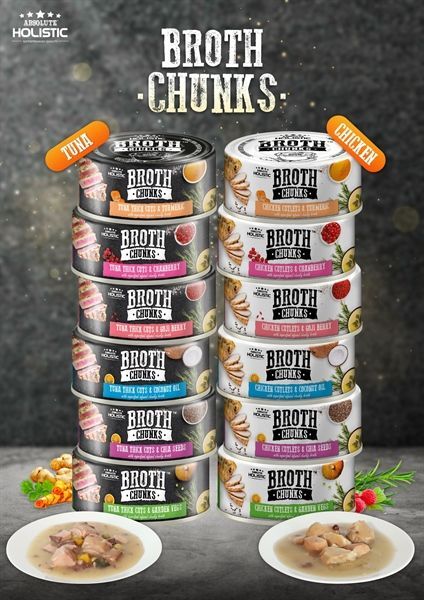  Pate Absolute Holistic Broth Chunks 80G 