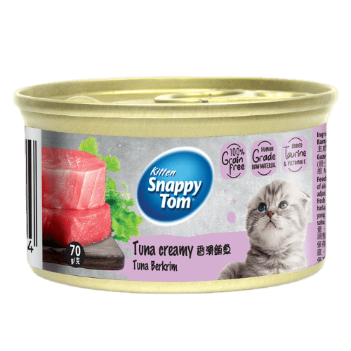  Snappy Tom Kitten Creamy - Pate lon cho mèo con 70g 