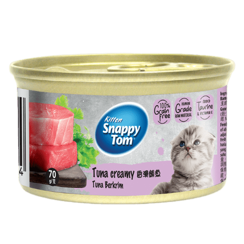  Snappy Tom Kitten Creamy - Pate lon cho mèo con 70g 