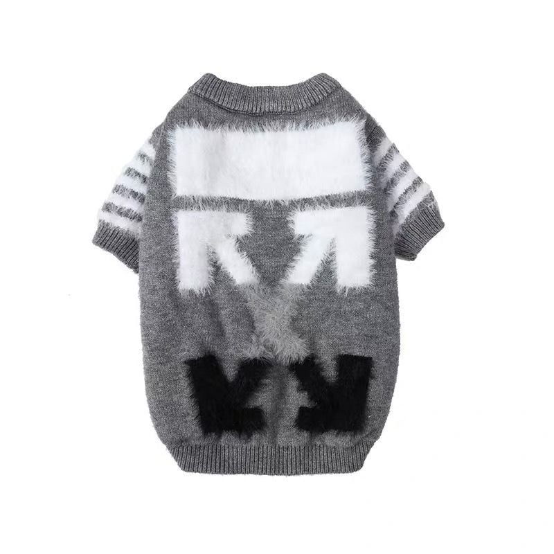  Áo len Off-white cho thú cưng 