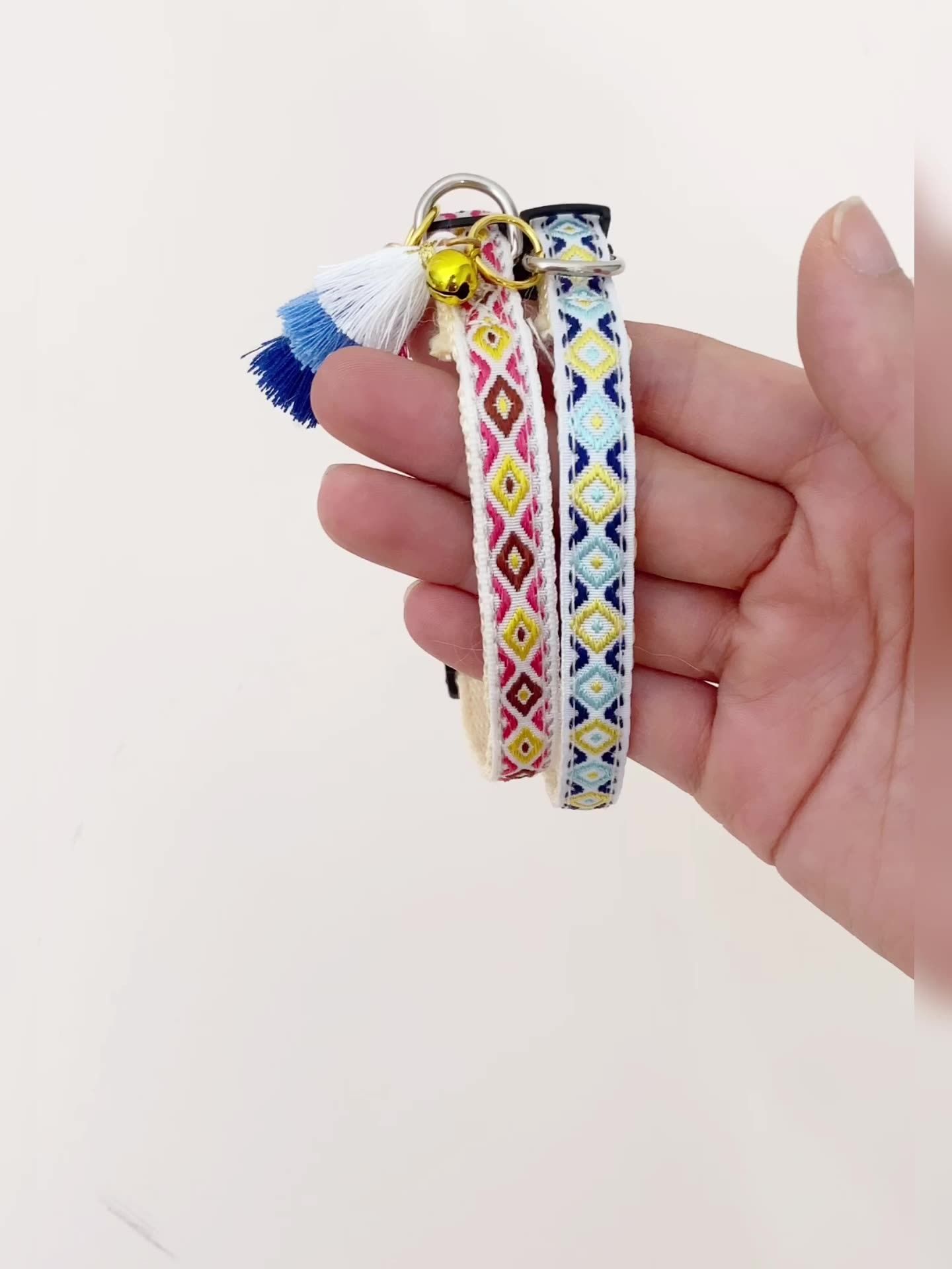  Vòng cổ caro dành cho thú cưng 