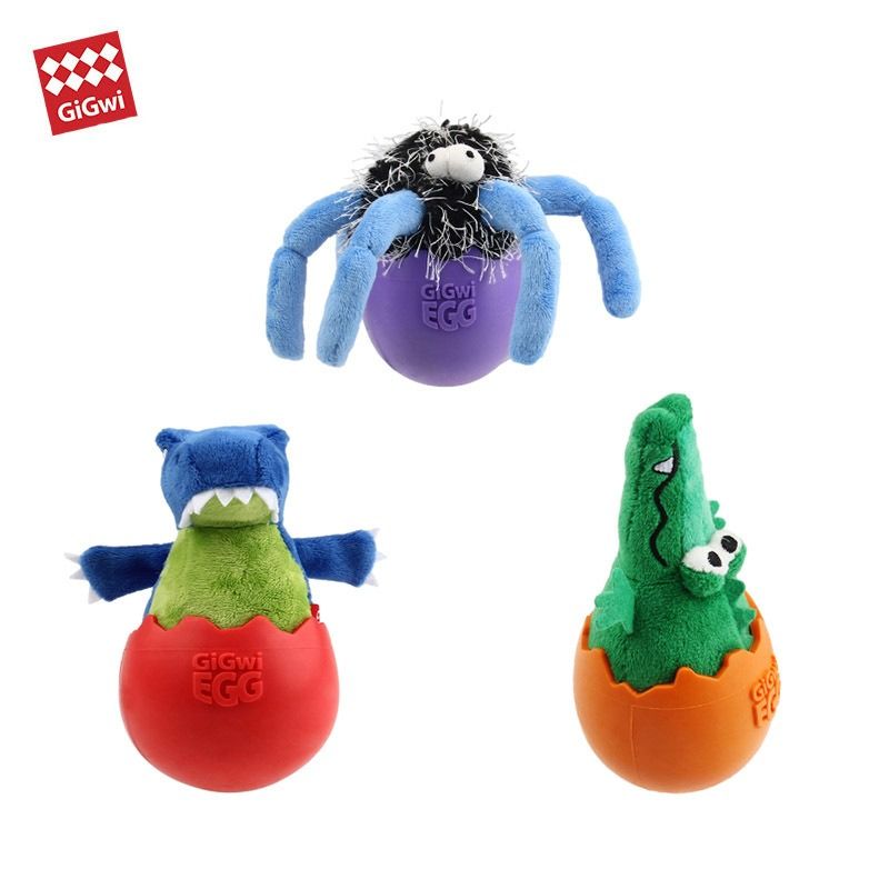  Thú bông gặm Gigwi Egg cho chó 