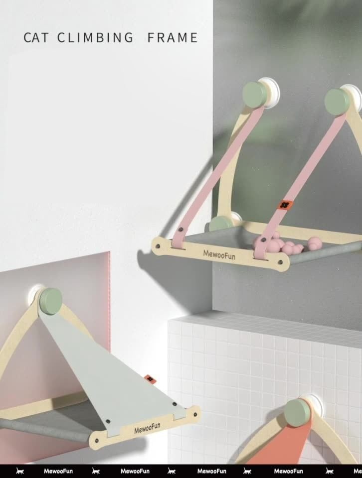  Võng Mèo Gắn Kính Cao Cấp Màu Pastel 