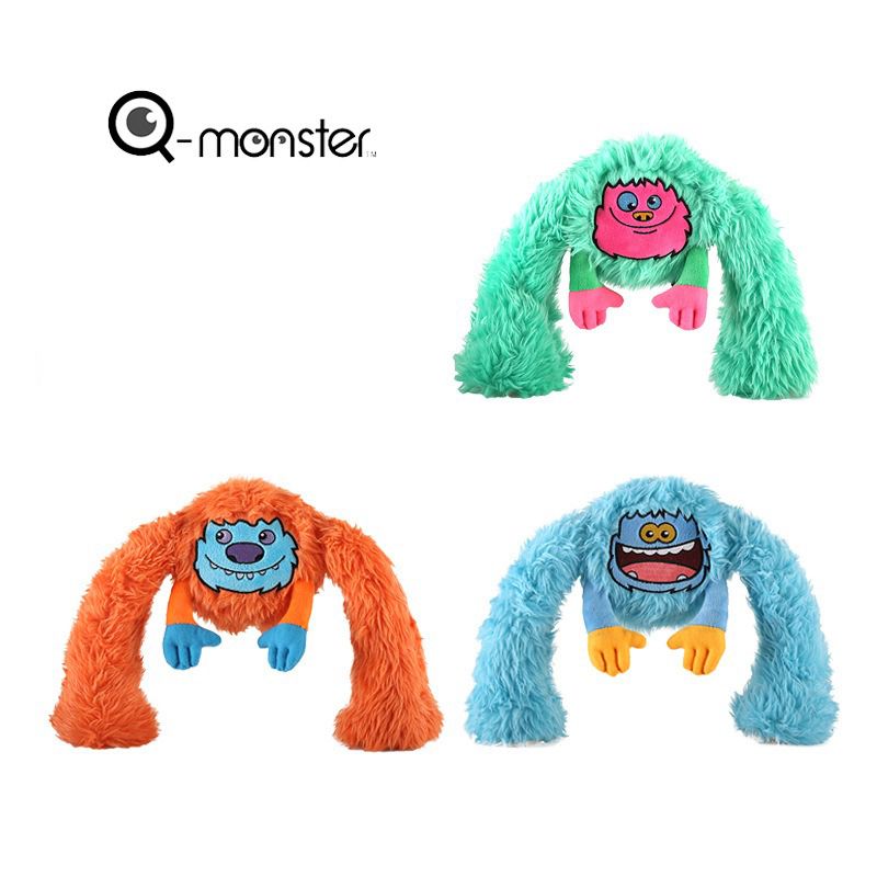  Đồ chơi Q-Monster thú bông khỉ gặm cho chó lớn 