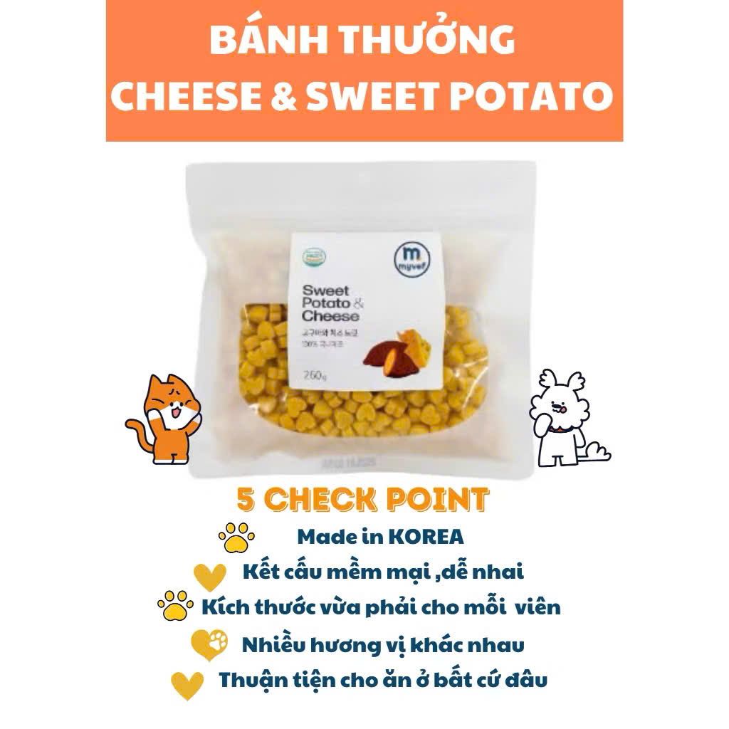  Bánh thường phô mai viên & khoai lang 