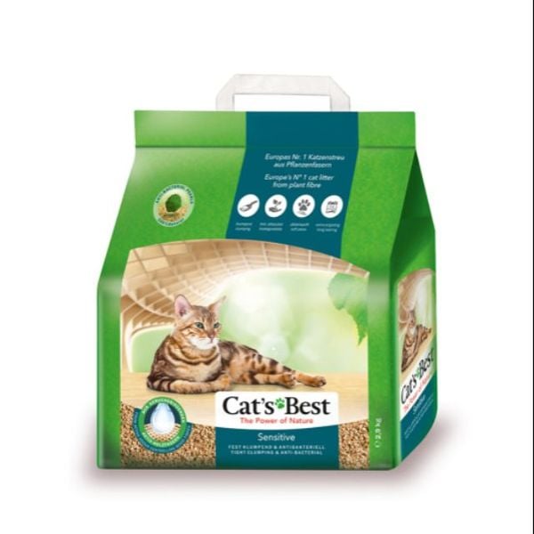  Cát vệ sinh hữu cơ cho mèo CatsBest Sensitive 