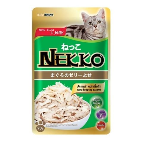  Nekko Adult in Jelly - Pate cho mèo gói 70g 