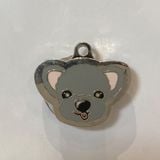  Nametag Poodle Tai Bướm Của Chó (Inox) 