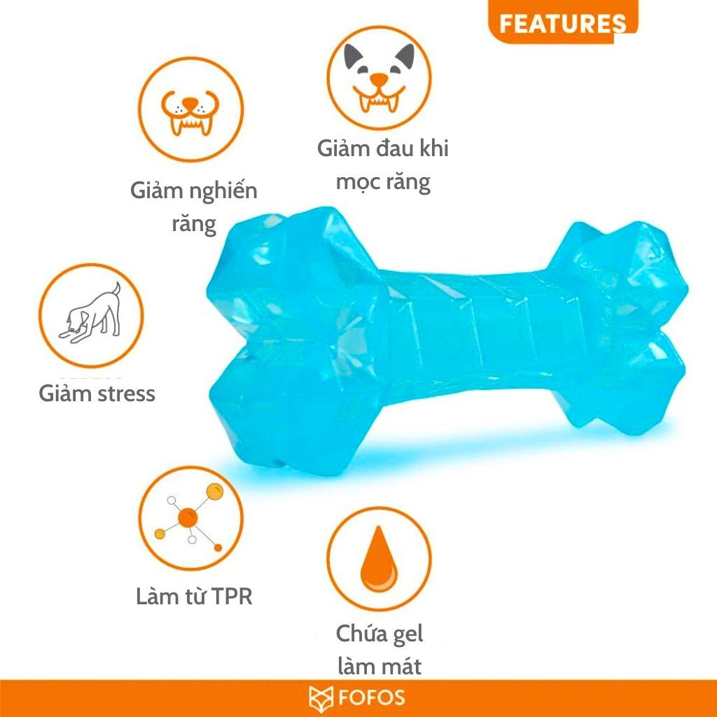  Xương đồ chơi làm lạnh FOFOS cho chó 