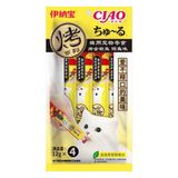  Súp thưởng Ciao Churu hương vị nướng cho mèo 48g 