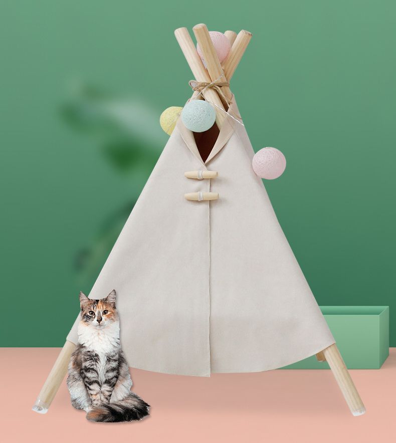  Lều vải nỉ PetBuddy Kem 