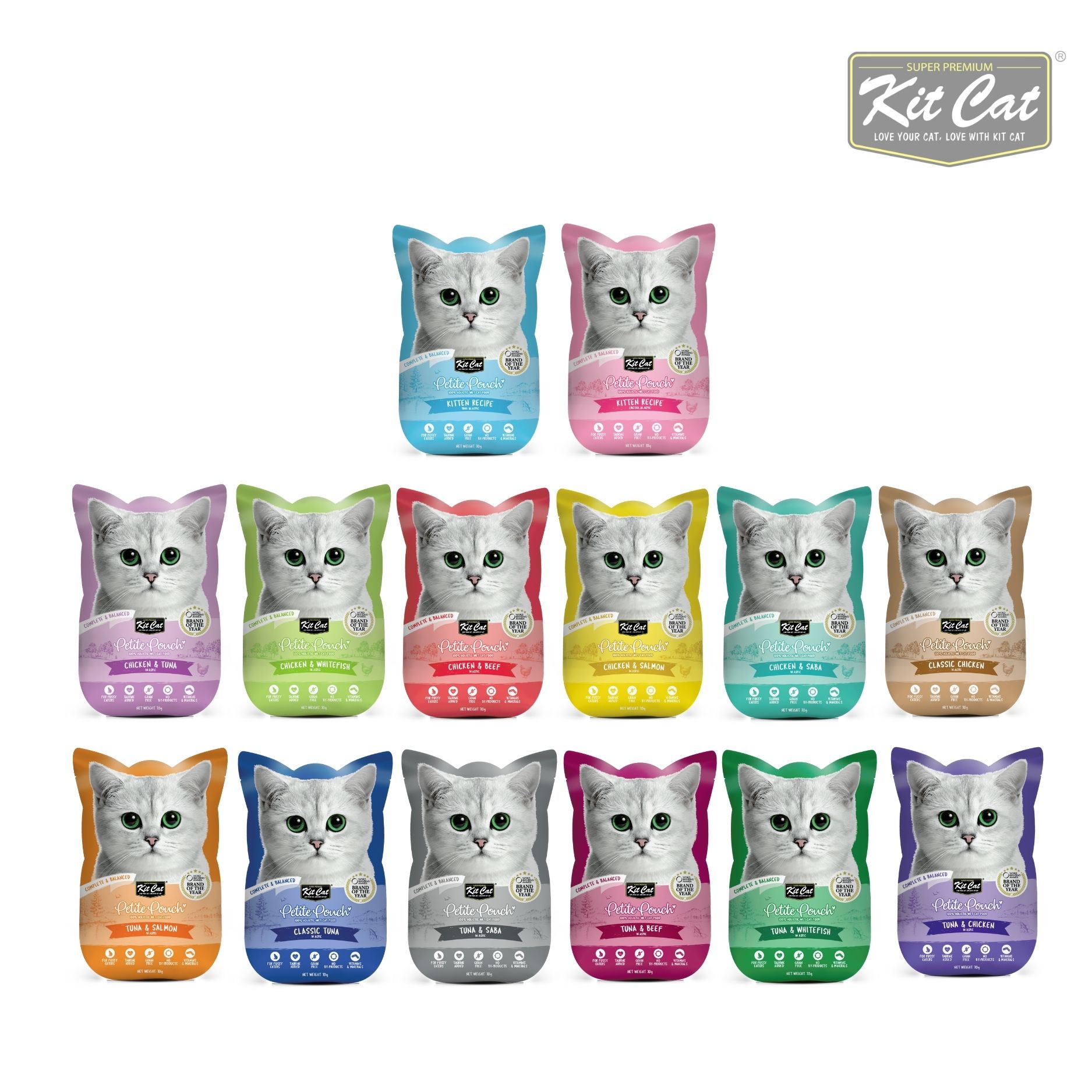  Pate mèo KitCat gói - Petite Pouch 