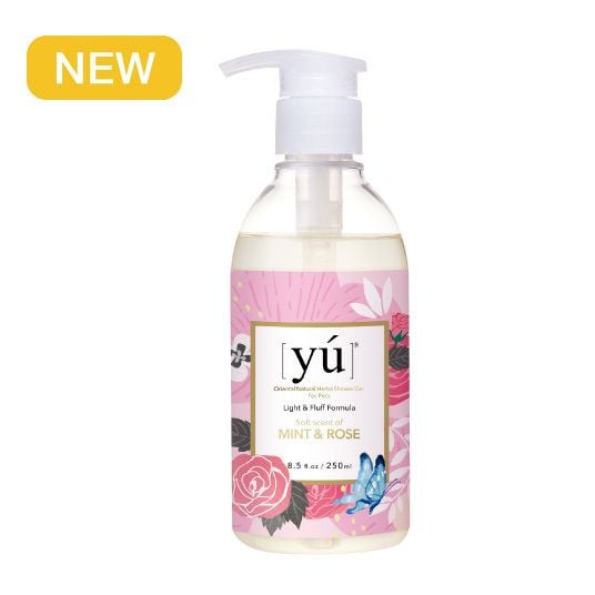  Sữa tắm Yú Light hương BẠC HÀ & HOA HỒNG 250ml 