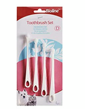  Set 4 bàn chải đánh răng Bioline cho thú cưng 