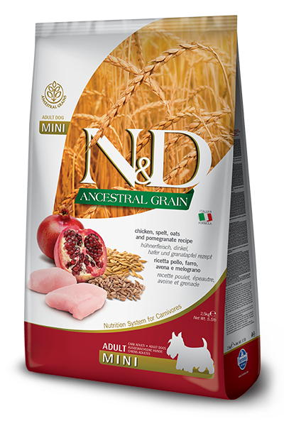  Hạt N&D ANCESTRAL GRAIN cho chó 2.5KG 