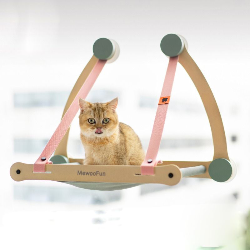  Võng Mèo Gắn Kính Cao Cấp Màu Pastel 