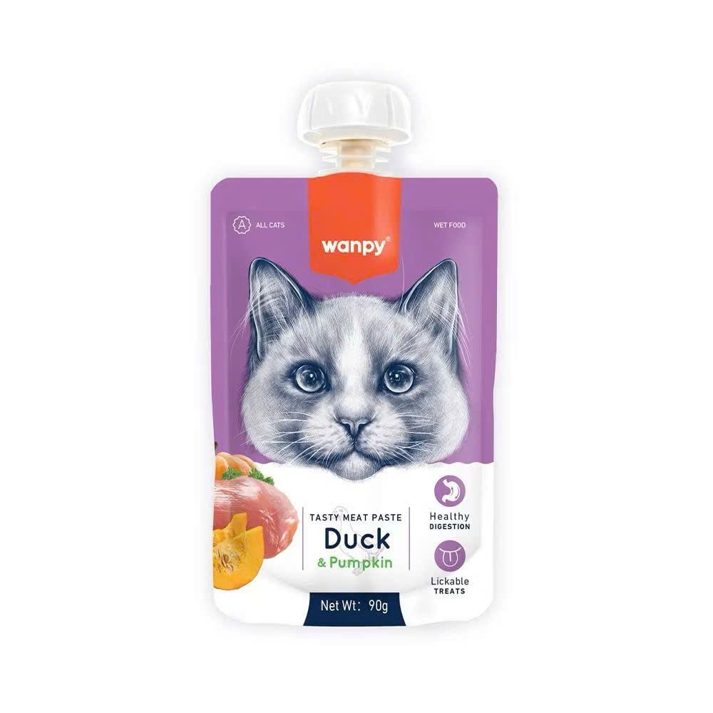  Súp pate Wanpy có nắp vặn cho mèo 90g 