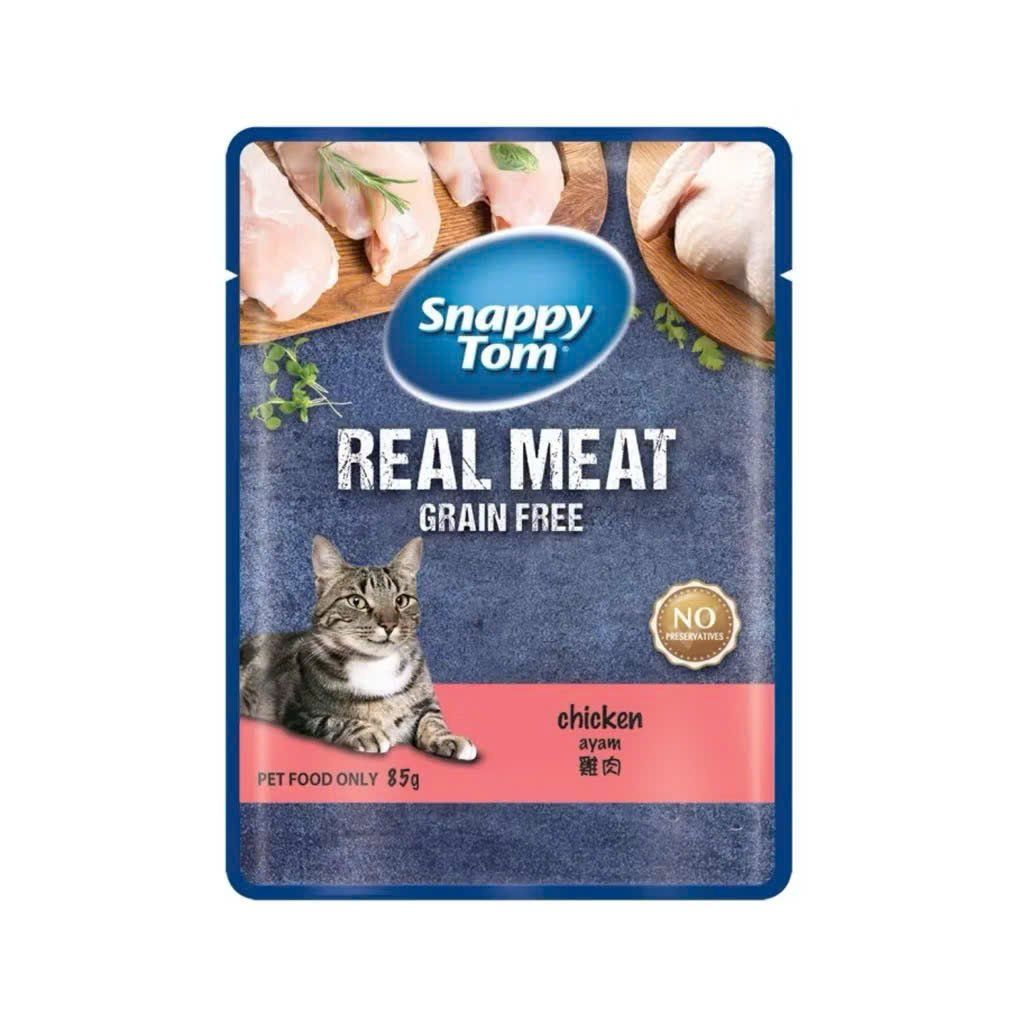  Snappy Tom - Pate gói cho mèo 85g 