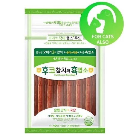  Thức ăn vặt cho chó mèo Lamer Fuco Tuna & Black Goat 