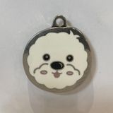  Nametag Bichon Của Chó (Inox) 