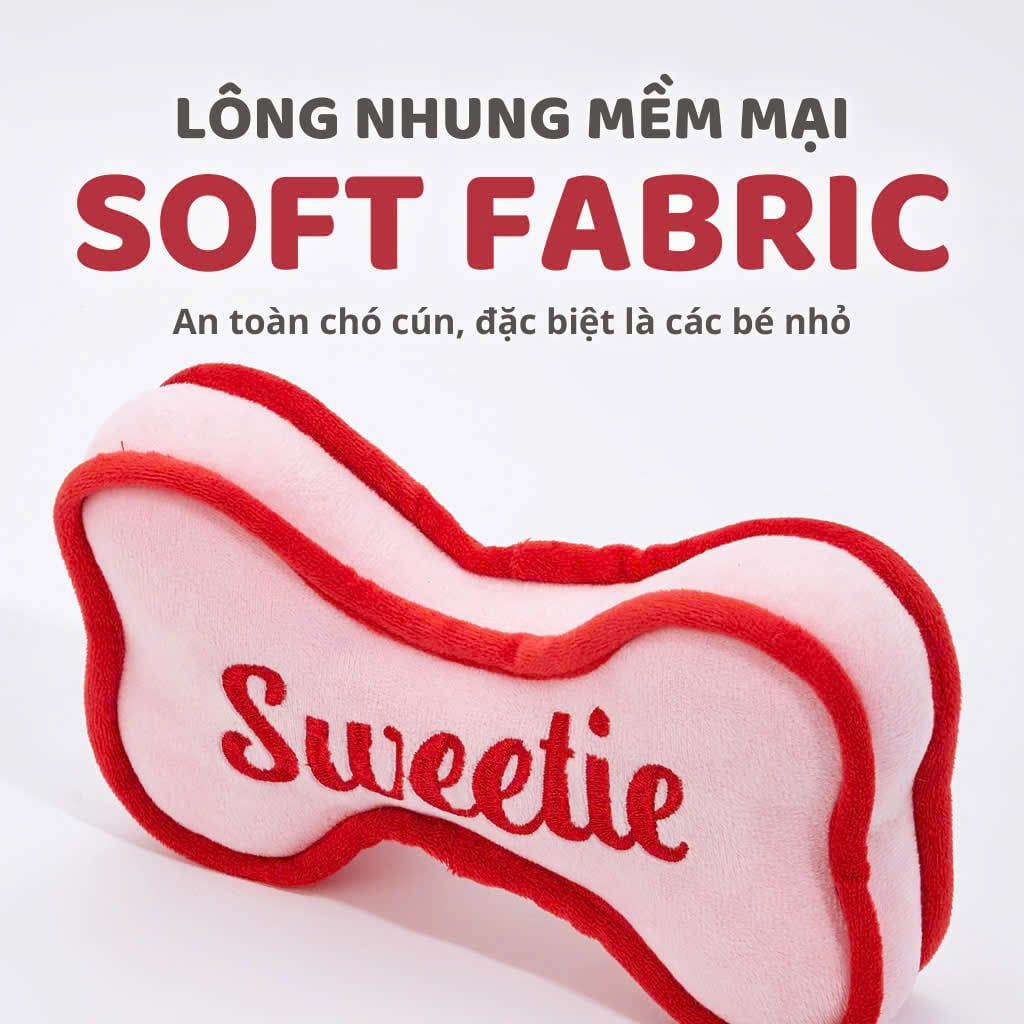  Đồ chơi cho chó hình xương tình yêu Fofos 