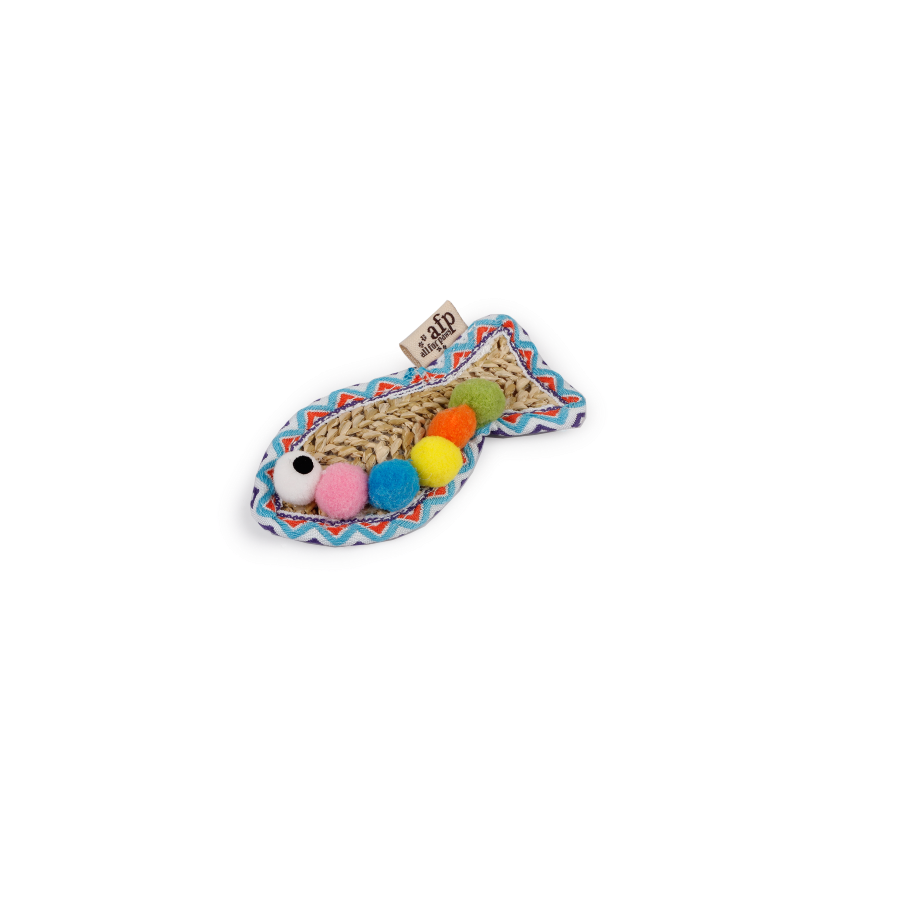  Đồ chơi hình cá nhỏ có cỏ mèo AFP 