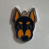  Nametag Doberman Của Chó (Inox) 
